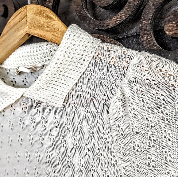 ♻️ SOLD Romantic Dainty Farmhouse Cottagecore Top - Picture 12 of 16